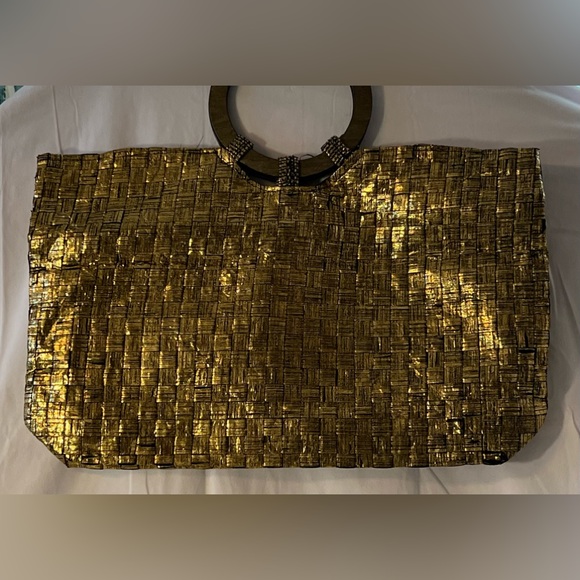 Woven Large Tote Bag - Picture 3 of 4